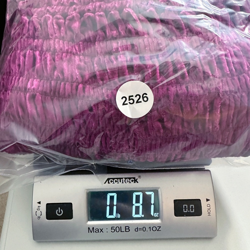 Anthropologie Womens Smocked Velvet Puff Sleeve Top Small Magenta Pink Boho - Picture 11 of 11